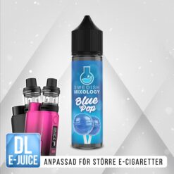 Swedish Mixology Blue Pop Shortfill E-juice Blå klubba