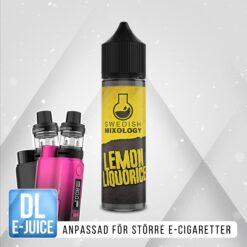 Swedish Mixology Lemon Liquorice Citron Lakrits Shortfill E-juice