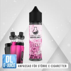 Swedish Mixology Pink Ice Blast Shortfill E-juice Fruktig Melon Jordgubb Kyla cooling