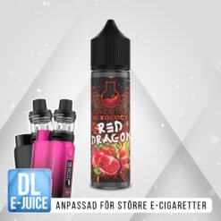 Swedish Mixology Shortfill E-juice Red Dragon Draktfrukt Granatäpple Melon