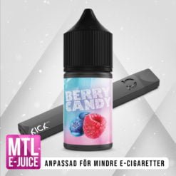 Swedish Mixology Berry Candy Blåbär Hallon Skogsbär Vape E-cigarett MTL E-juice Shortfill