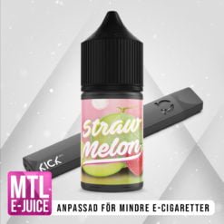 Swedish Mixology Strawmelon Jordgubb Melon Vape E-cigarett MTL E-juice Shortfill