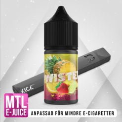 Swedish Mixology Twisted Twister Ananas Jordgubb Citron Lime Vape E-cigarett MTL E-juice Shortfill