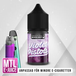 Swedish Mixology Violet Pistols Violpistol Viol Vape E-cigarett MTL E-juice Shortfill
