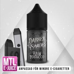 Swedish Mixology - Darker Shades - Raw Tobacco tobak Vape E-cigarett MTL E-juice Shortfill