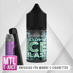Swedish Mixology Eucalyptus Ice Blast Eukalyptus Mentol Vape E-cigarett MTL E-juice Shortfill
