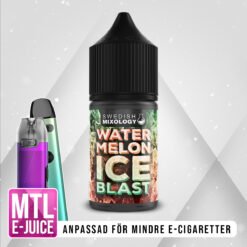 Swedish Mixology Watermelon Ice Blast Vattenmelon Frukt Vape E-cigarett MTL E-juice Shortfill
