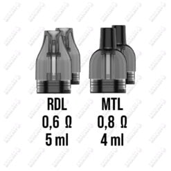 Vaporesso Veco Go Poddar Pods Podhuvuden tank - 2-pack