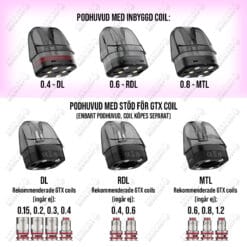 Vaporesso Luxe X X2 XR Pods coils